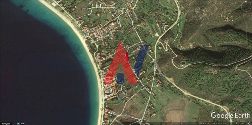 Plot of land 745sqm Toroni Halkidiki for sale 