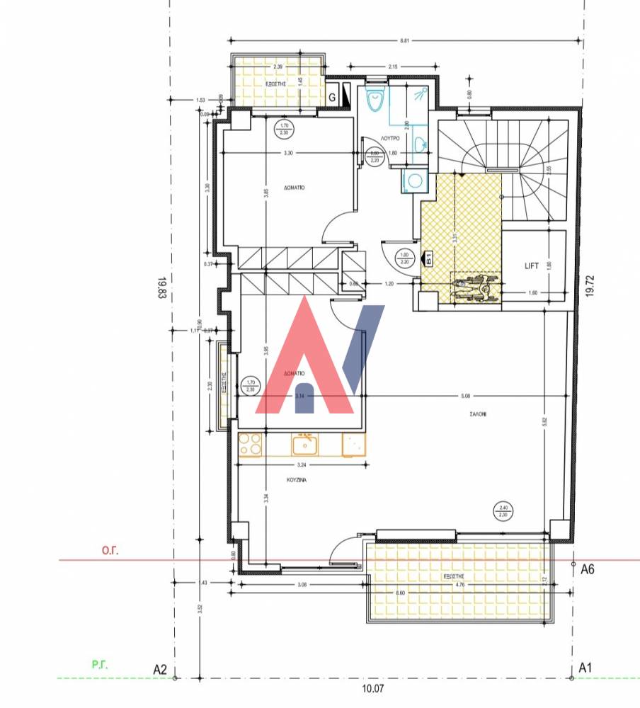 Продава апартамент 115кв.м. на 1-ви етаж в Неа Крини Каламария Солун 