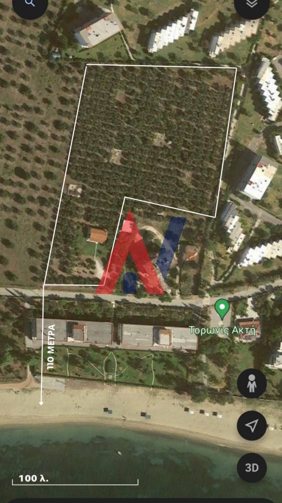 Plot of land 17,600 sqm for sale, Gerakini, Halkidiki 