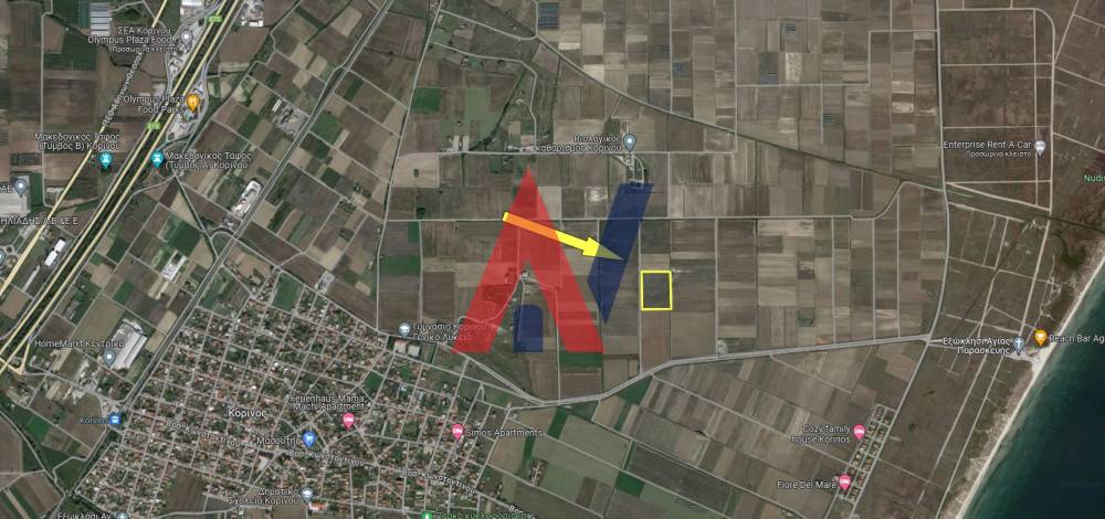 Plot of land 18,000 sq m for sale, Korinos, Pieria, Northern Greece 