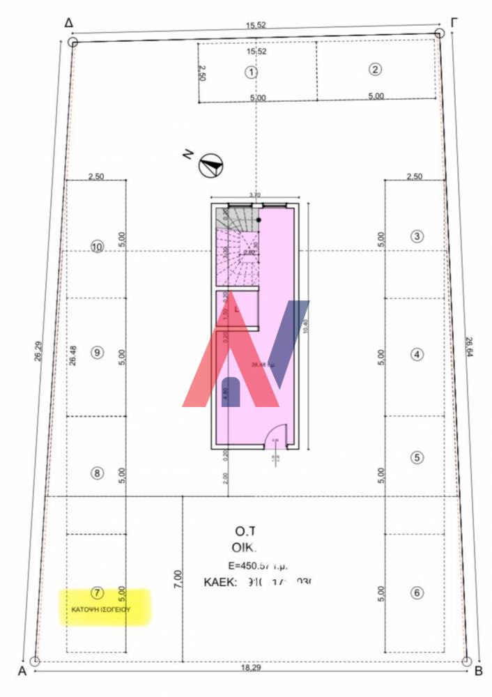 For sale 3rd floor Apartment 101sqm Polichni Thessaloniki 