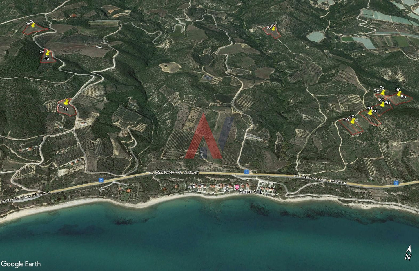 Plot of land 10,650 sq m for sale Loutra Eleftheron Kavala Northern Greece